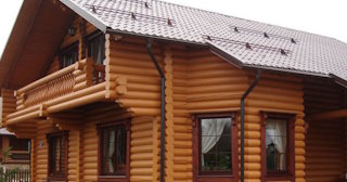 Строительство дома из оцилиндрованного бревна в Тихвине - от 135902 рублей