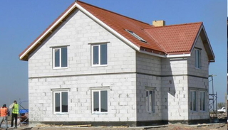 Построить двухэтажный дом из газобетона в Тихвине - Строй-Мск от 135902 рублей